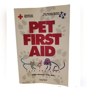 Pet First Aid Book Cats and Dogs